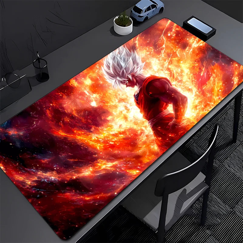 Mouse Pad Large Dragon Ball Gamer Keyboard Mat Pads Gaming Desk Protector Laptops Mousepad Deskmat PC carpet HD Anime Mousepad