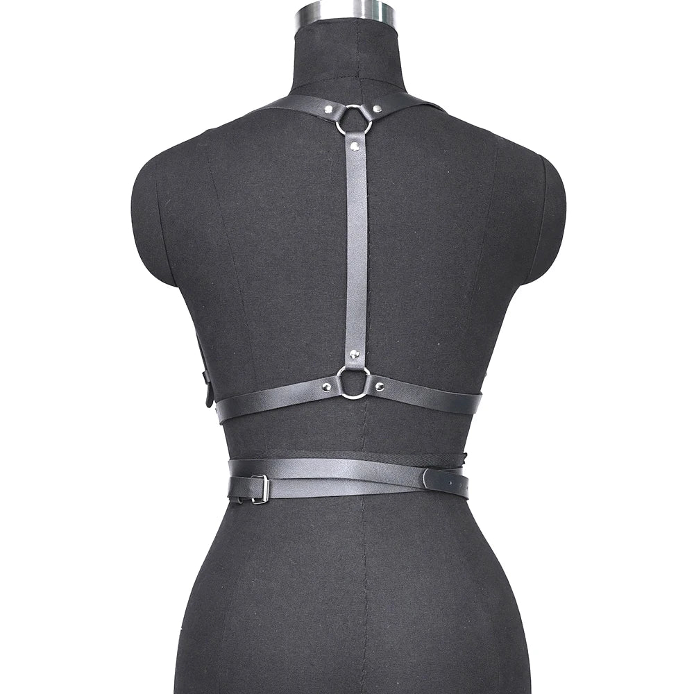 Women Fashion Punk Harness Belts Harajuku Chest Harness Corsett Belt Suspenders for Women Waist Belt Gothic Clothing Accessories