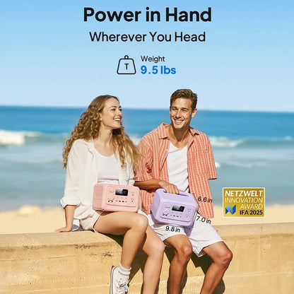 【Renew】BLUETTI Elite 30 V2 Portable Power Station 288Wh 600W Peak Large Capacity Solar Generator For Outdoor Camping Home Emerge