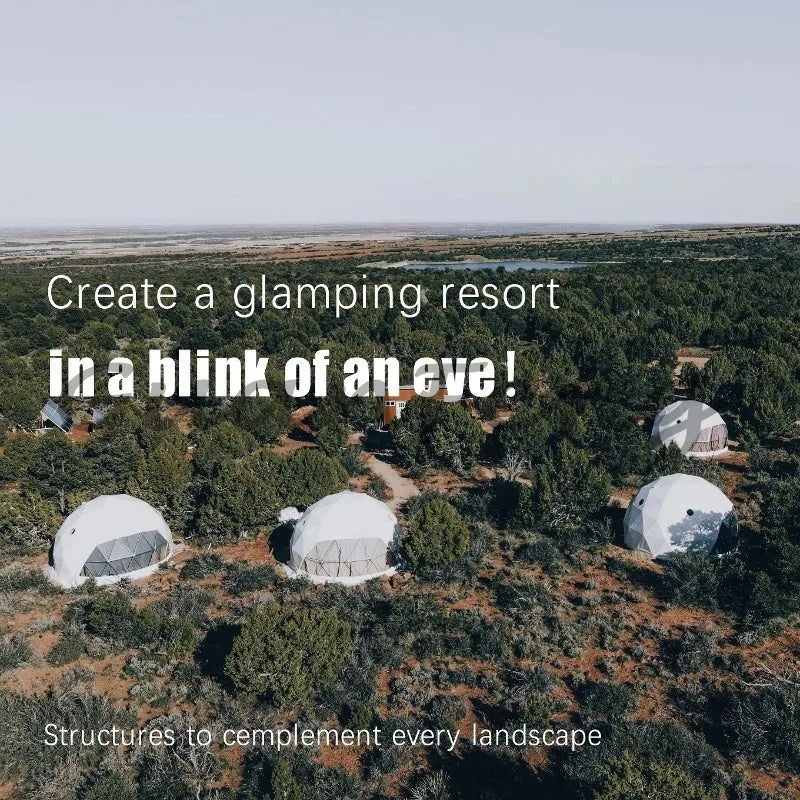 XZ OEM ODM Glamping Dome 4m 5m 6m 7m 8m Lowest Price Geodesic Dome House Tent for Sale