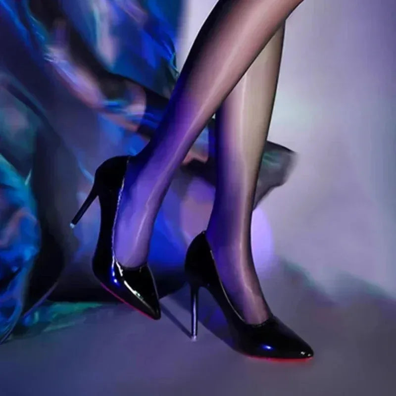 Sexy Red Bottom Women High Heels Classic Ladies Pumps Autumn Leather Dress Heel Shoes for Women Banquet Wedding High Heels