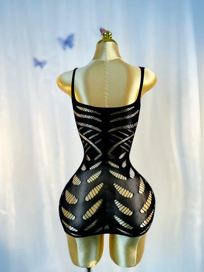 Sexy Cover Up Hollow Out Fishnet Dress without Bikini Summer Holiday DSH602