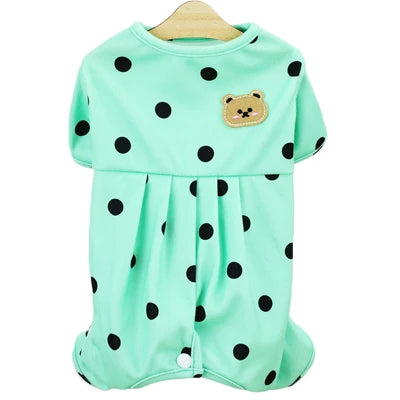 Dog Clothes Green Purple Dog Costume Suits Wrapped Belly Overalls Tracksuit For Small Dogs Chihuahua York Puppy Jumpsuit Pajamas