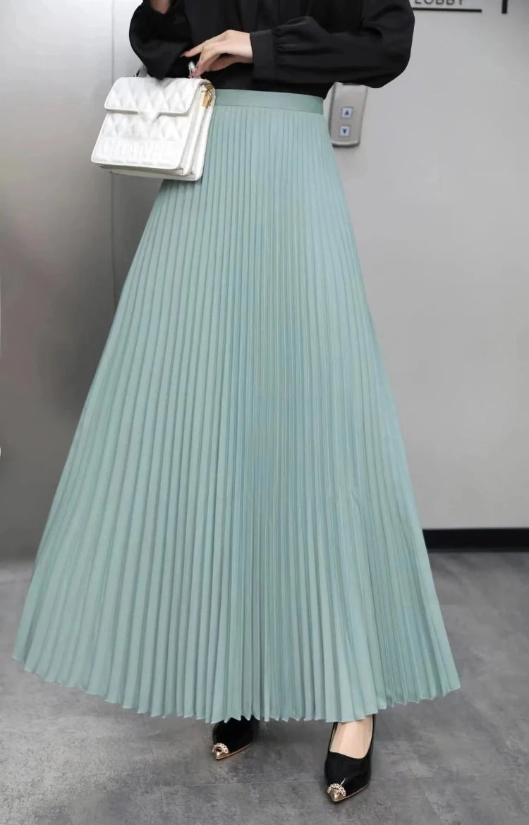 Fashion Elegant Pleated Skirt for Women Faldas Vintage Saias Party Goth Skirts Ropa Mujer Casual Jupe Femme Harajuku Streetwear