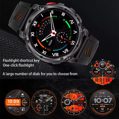 2026 New T-Rex3 Pro 1100mAh Battery Smart Watch GPS path 5ATM Waterproof Sports Run tracker Outdoors Compass Military Smartwatch