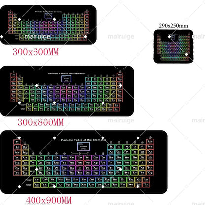 Periodic table of elements Mouse Pad Gaming Mouse Pad Desk Mat HD Gamer Large XXL Mouse Pads PC Computer Carpet Long table mat