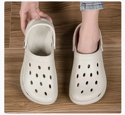 2026Summer Men Clogs Sandals Men's and Women's Leisure Slippers Beach Slides Home Garden Shoes Outdoor Sandals Plus Size46 47 48