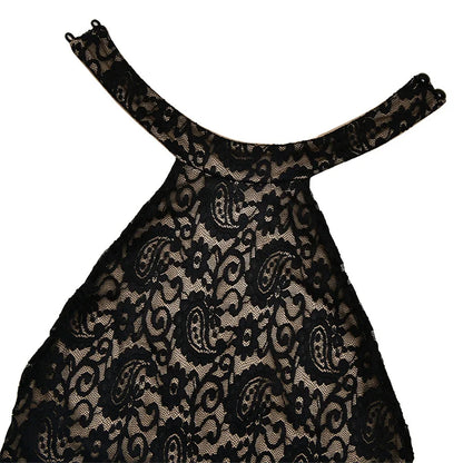 Mozision Lace Backless Sexy Jumpsuit Women Rompers Halter Off-shoulder Sleeveless Skinny Club Party Jumpsuits Female Clothes