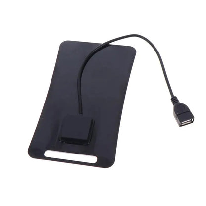 [J] 2W Solar Charger Portable W/USB-C Fast Charging For Phone Power Banks Camping Hiking Emergency Power Supply