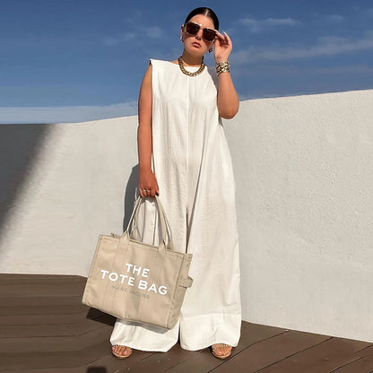Yeezzi Solid Color Sleeveless Wide Leg Overalls Summer Fashion Female Loose Black White Casual Cool Jumpsuits For Women 2025 New