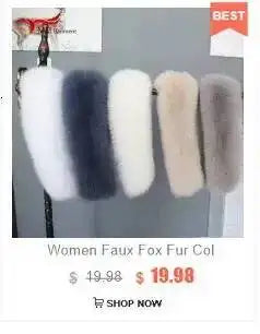 Natural Color Raccoon Fox Real Fur Collar Scarf Genuine Big Size Scarves Warp Shawl Neck Warmer Stole Muffler with Clip Loops #6