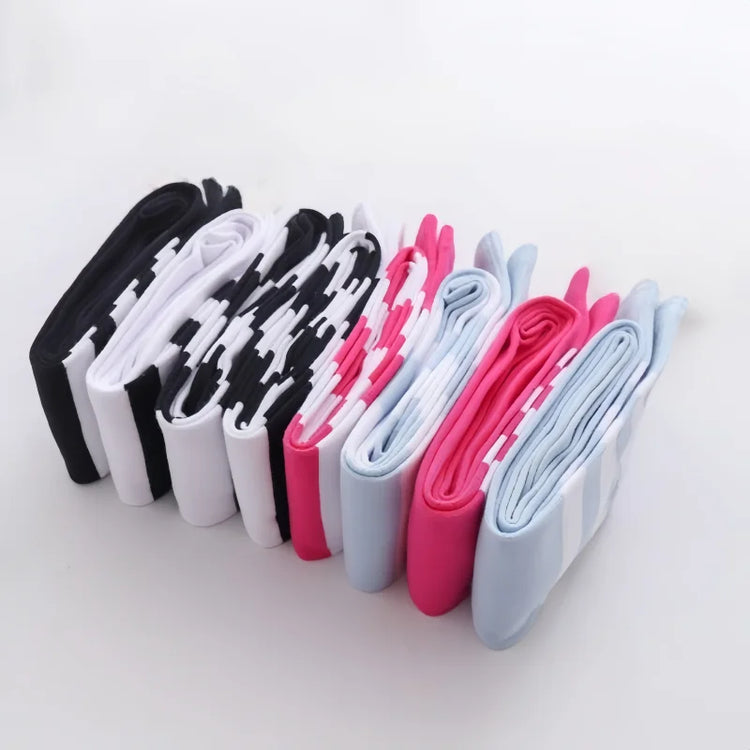 2 Pairs Women's Over The Knee Socks Cotton Thigh High Socks Black White Blue Colorful Striped Pattern Fashion Casual Daily Wear