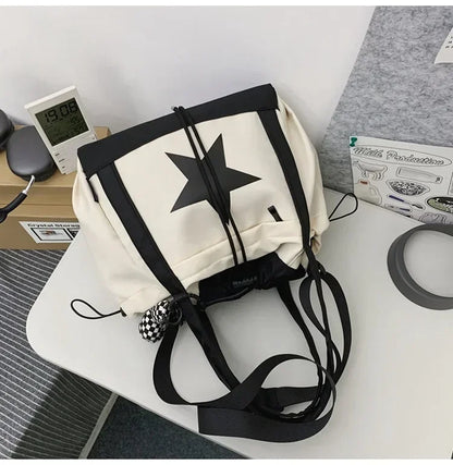 Women New Crossbody Bag Wholesale Large Capacity Couple Shoulder Bag New Casual Nylon Tote Bag Luxury Drawstring Handbag 2025