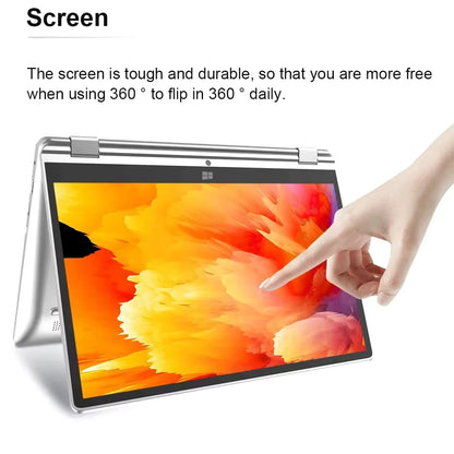 Portable 2 in 1 Touch Screen Notebook Intel i7-8500Y Windows 11 Tablet PC Computer 8GB RAM 1TB SSD 360° Flip 11.6" Study Laptop