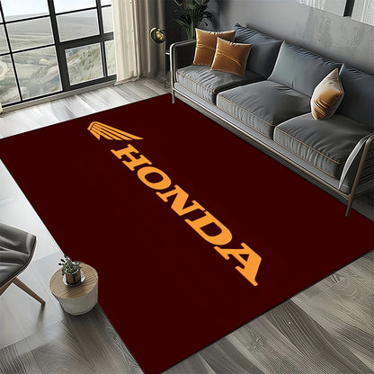 Racing Car H-HONDA HRC Motorcycle Carpet Rug for Living Room Bedroom Home Sofa Decoration,Kids Area Rug Non-slip Floor Mat Gift
