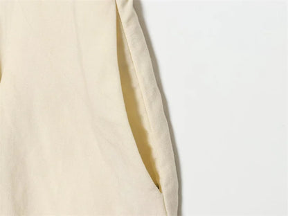 Women's Dress 2026 Summer New Beige Long-Sleeve Loose Tie-Decorated Long Dress Elegant and Graceful Beach Vacation
