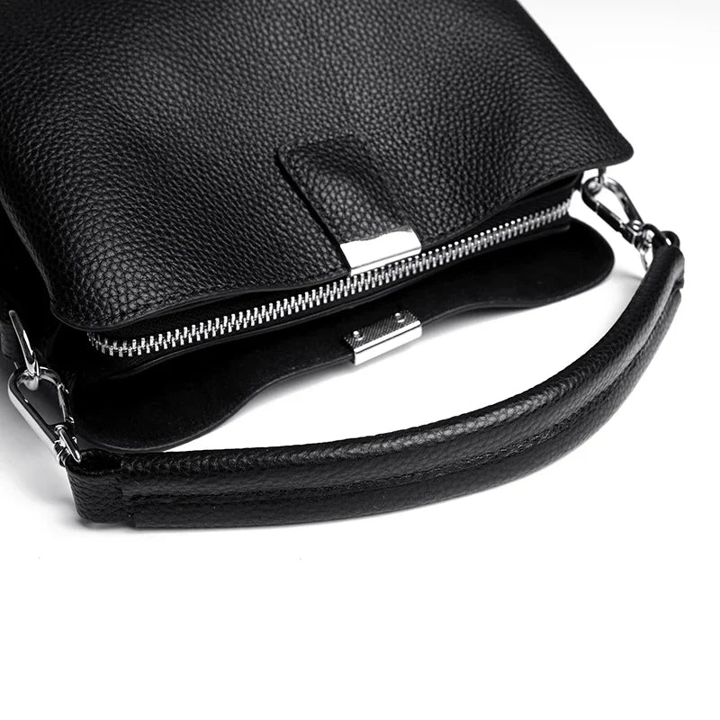 100% Genuine Leather Women Handbags Cowhide Women Shoulder bag Fashion Luxury Ladies Messenger Bags High Quality Female Tote bag