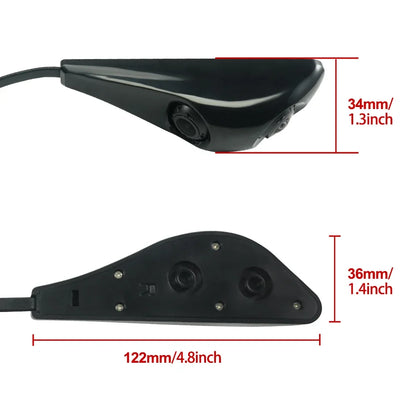 TEENRAM Car Side View Dual Lens Camera Vehicle  AHD1080P HD Camera 4PIN Connection Camera Vehicle Waterproof  AHD Single Cam