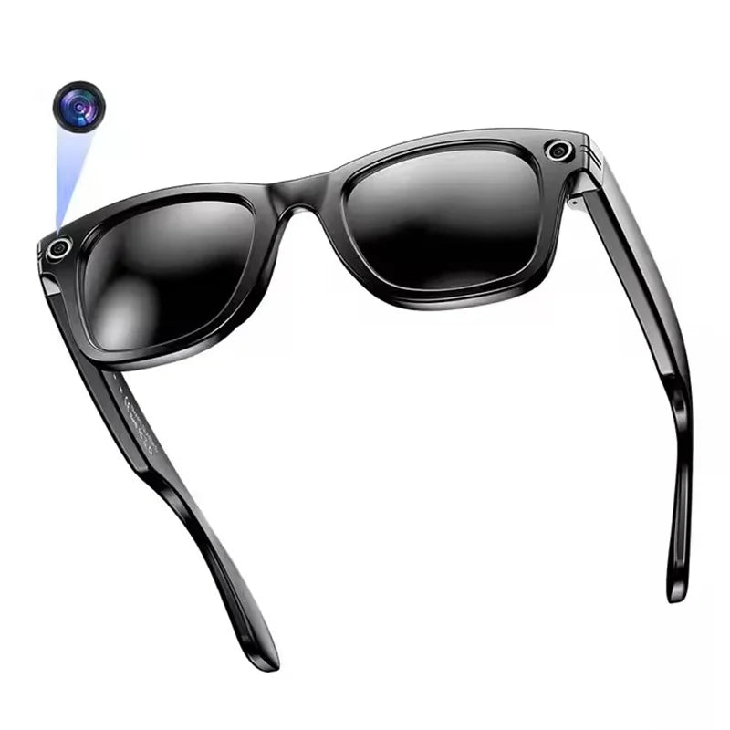 Smart Glasses W610 with Camera 8 Million Pixels Wi-Fi Touch Control Dual-microphone Noise Reduction AI Translation Sunglasses