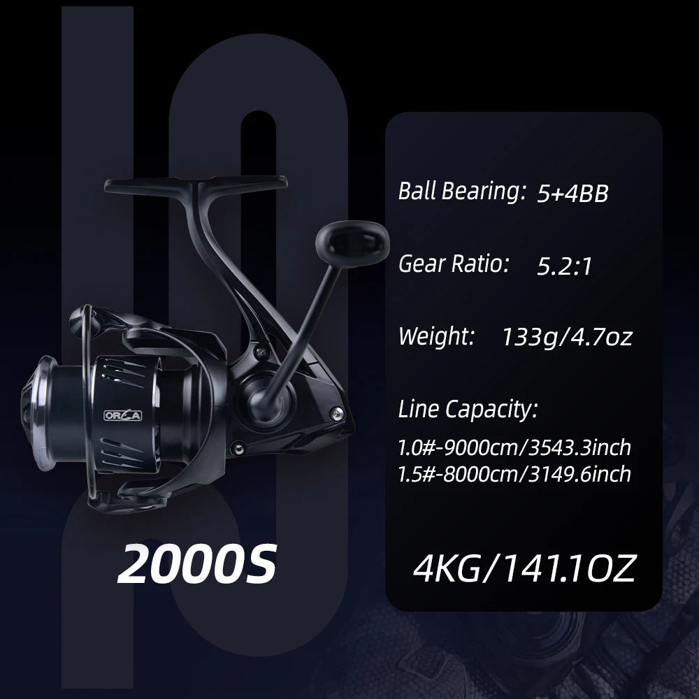 FISHINGFANS Micro Spinning Reel 800 1000 1500 2000 2500 Series Metal Wire Cup Ultra Light Carbon Fishing Reel