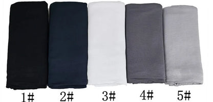 Ramadan Modal Cotton Jersey Hijabs For Woman Long Muslim Shawl Plain Soft Turban Niqab Head Wraps Scarf Women Hijab
