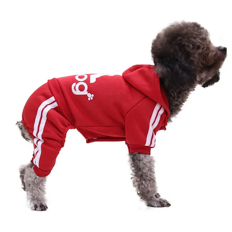 2Pcs New Autumn Winter Dog Clothes Four-Legged Hoodie Pet Clothing for Cats Dogs Puppy Kitten Warm Sweatshirt Apparel C004