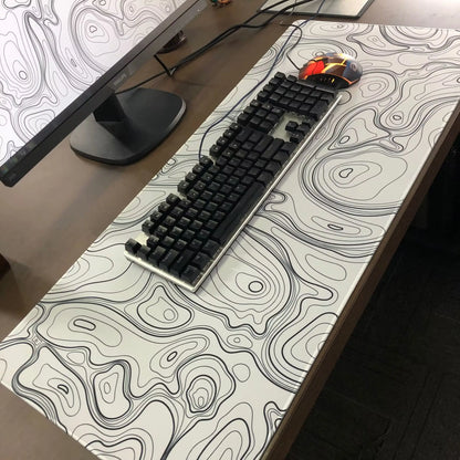 Mouse PadAutodesk Fus Table Desk Mat Large Mousepad with Stitched Edges Computer Rubber Base keyboard Extended Carpet gaming mat