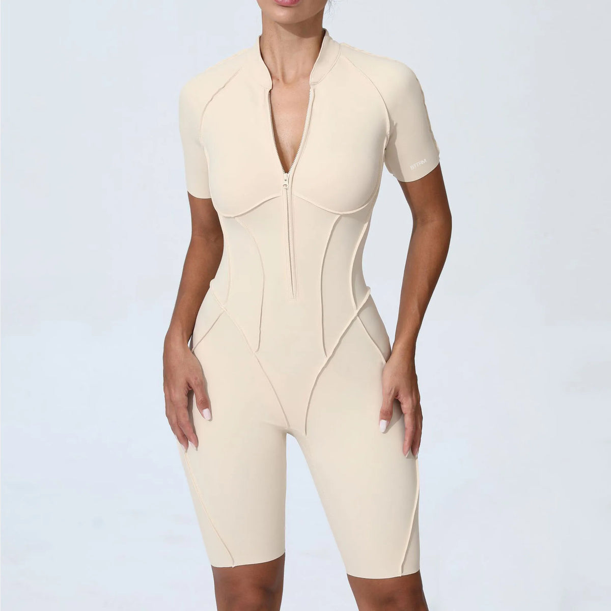 BetterMe Yoga Bodysuit  Women's Tracksuits Gym Zipper Jumpsuits Sports Workout High-intensity Fitness One-piece Tights Suit
