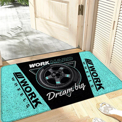 Entrance Doormats Work Wheel Hub Non-slip Bedroom Mat Hallway Carpet Kitchen Floor Car Boot Carpets Room Decor Bathroom Rugs