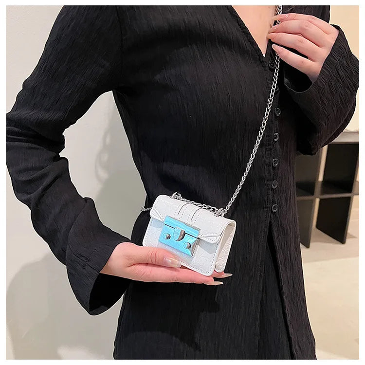 Chain Female Bag Mini Summer Crossbody Bags for Women Fashion Luxury Designer Handbag Women's 2025 Trend Woman Shoulder Purse