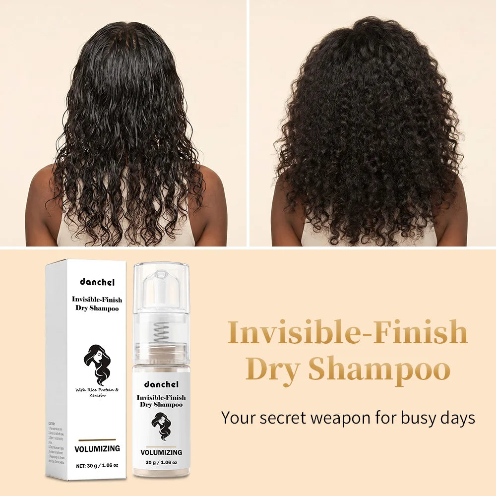 Dry Shampoo Powder Instant Oil Absorbing Refreshing Air-Feeling Grease Hair Styling Powder Travel Portable for Women Men