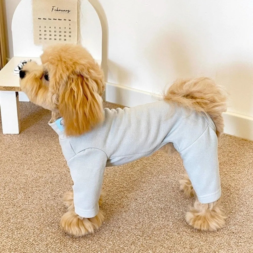 Warm Elastic Pet Jumpsuit Breathable Windproof Pet Four Legged Pants Soft Comfortable Dog Base Shirt Small Medium Dogs