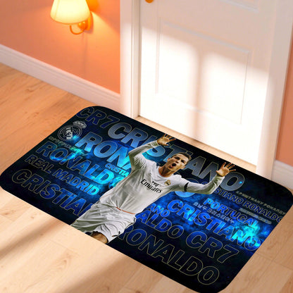 C-CristianoS R-Ronaldo CR7 Doormat Kitchen Rugs for Bedroom Front Door Mat Non-slip Pad Room Decoration Motorcycle Carpet Home
