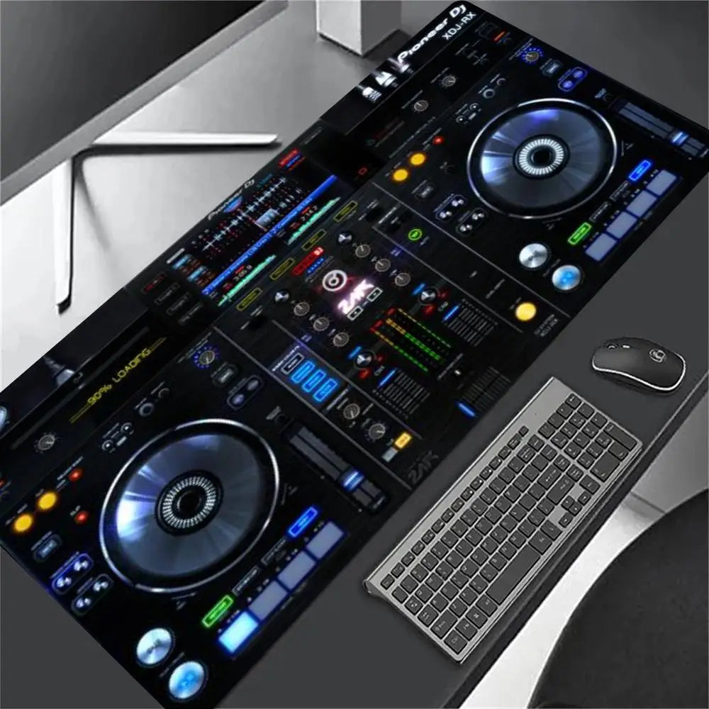 DJ Music Mixer Mousepad Desk Accessories Desk Mat Gaming Mats Desk Decorating Supplies Mouse Pad Long Pad Office Decor Carpet