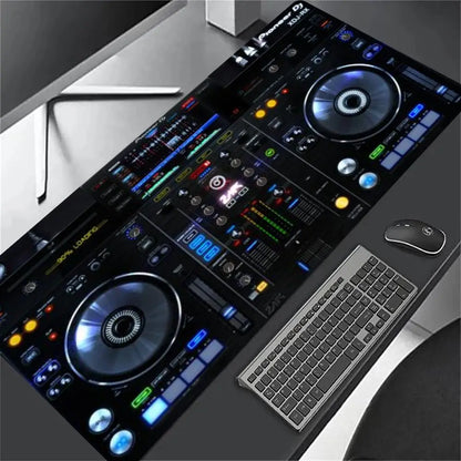 DJ Music Mixer Mousepad Desk Accessories Desk Mat Gaming Mats Desk Decorating Supplies Mouse Pad Long Pad Office Decor Carpet