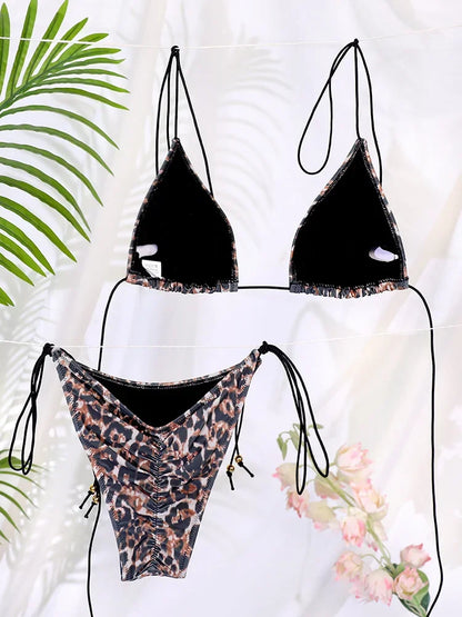 Two Piece Suit Bikinis 2026 Women Swimsuit Push Up Bathing Suit Sexy Bikinis Sets Swimwear Print Beachwear Solid Biquinis