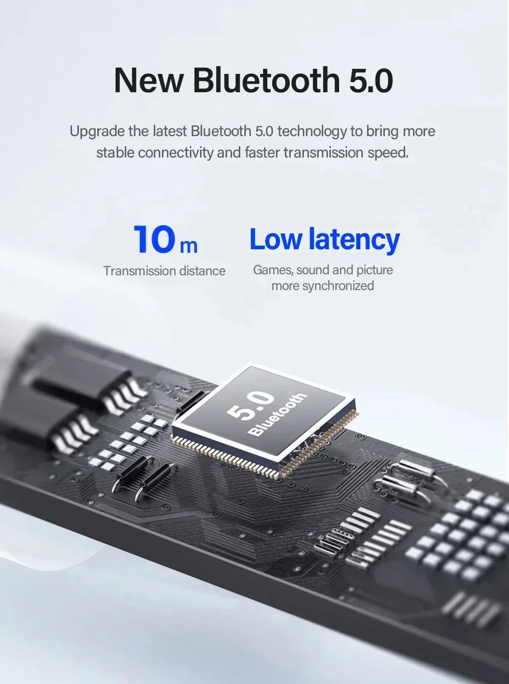 LP40 NEW Bluetooth V5.0 Earphones Anti-sweat Lightweight Headphones Compatible With Smart Phone Laptop Computer Earbuds