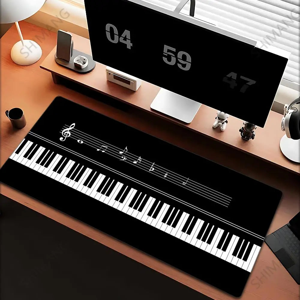 Trend Vintage Music Notes Piano Gaming Mouse Pad PC Laptop Gamer Mousepad Anime Antislip Mat Keyboard Desk Mat For Overwatch