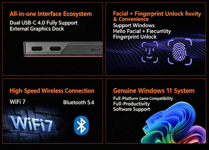 OneXplayer X2 3-in-1 Gaming Laptop Intel Arc G3 Extreme 48GB+1TB 10.9 Inches LTPS 120Hz Gaming PC Handheld Console Tablet 65Wh