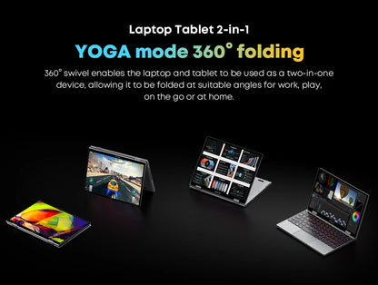 CHUWI MiniBook X Laptop Tablet PC 2 In 1 12GB LPDDR5 512G SSD Intel N100 10.51 Inch FHD IPS Screen 1920*1200 Windows 11 Notebook
