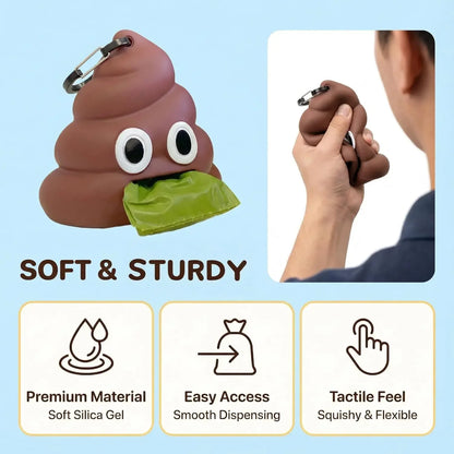 Pet Supplies - Garbage Bag Dispenser. Portable Degradable Dog Toilet Bag and Stool Storage Box for Cats and Dogs to Go Out
