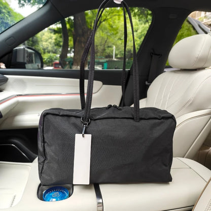 Brand Nylon Bowling Tote Bag Women Luxury Large Capacity Simple Versatile Shoulder Purse Ultralight Zipper Commuting Travel Bag