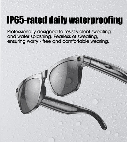 2026 4K HD Color Changing AI Smart Glasses Chat GPT 100MP Camera Bluetooth Call Voice Assistant Control Smart Glasses 2026 New