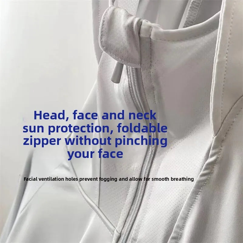 Advanced Ice Silk Sunscreen Clothes for Women Summer 2026 New UV Resistant, Breathable, Lightweight Sunscreen Jacket