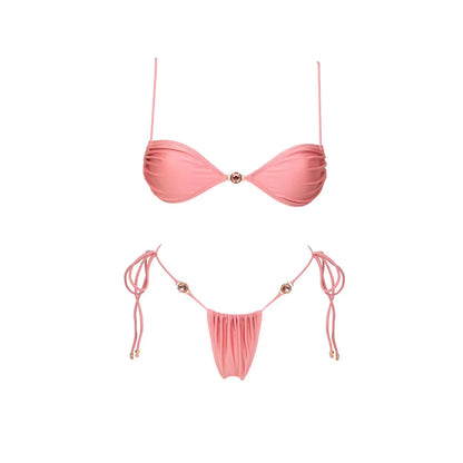 Push Up Bikinis Set 2026 Sexy Women Swimsuit Swimwear Female Thong Bikini Set Biquini Bathing Suit Swimming Suits Beachwear