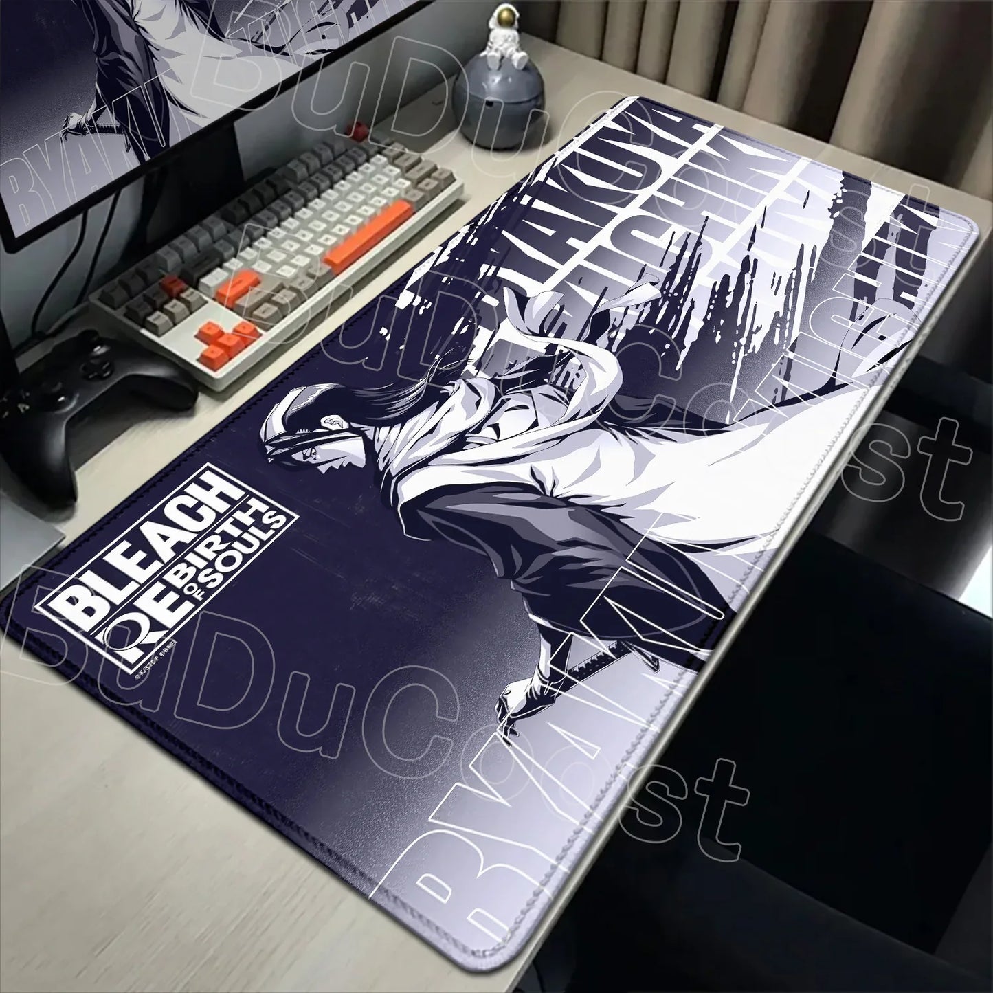 2026 New Anime HD Wallpaper Bleach Mouse Pad Laptop Gaming Keyboard Mat XXL Large 900x400mm Desk Mat Cool E-sports Mats Mousepad