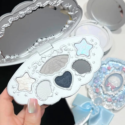 Makeup Set Flower Knows Shell Pearl Bunny Garden Setting Powder Lip Gloss Blush All In One Baking Powder Glitter Highlighter Kit