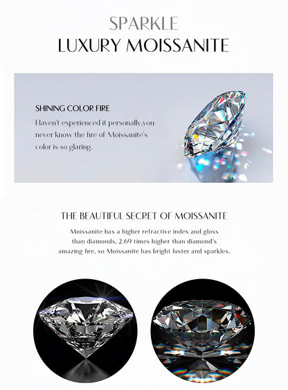 MODIAN D Color Moissanite Luxury Halo Rings 925 Sterling Silver Sparkling Wedding Engagement Rings For Women Fine Jewelry