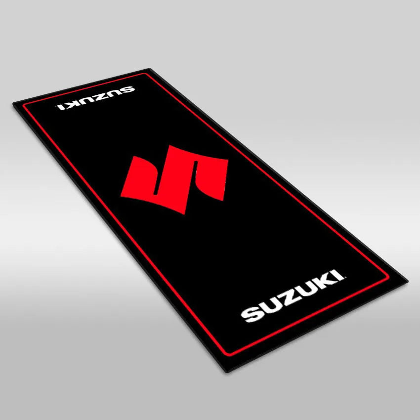 Motorcycle Display Carpet Suzuki Parking Mat Non Slip Garage Rug for Sports Racing Moto Electric Bike Entrance Home Decor