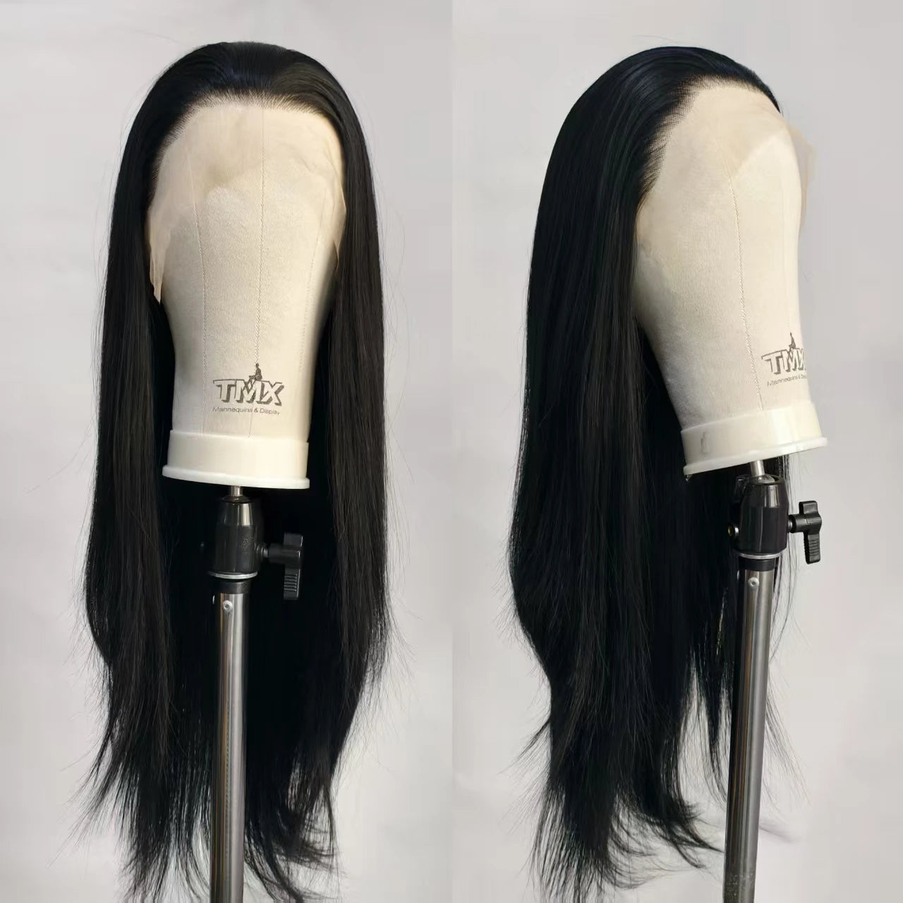 Black Lace Front Wig 13x4 Synthetic Wig Heat Resistant Fiber Wig Glueless Black Wig Pre Plucked with Natural Hairline